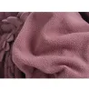 Knitted beret - a warm fur hat with decorative flowersHats & Caps
