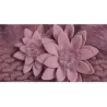 Knitted beret - a warm fur hat with decorative flowersHats & Caps