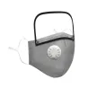 Mouth / face protective mask - detachable plastic eye shield - air valve - 2.5PM filter - reusableMouth masks