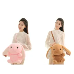 Bunny - rabbit - plush toy - pillow - small backpack - 45cmCuddly toys