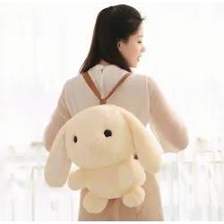Bunny - rabbit - plush toy - pillow - small backpack - 45cmCuddly toys