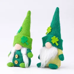 St. Patrick's Day - plush dwarf - toy - 2 piecesFestive & Party