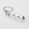 Crystal traffic lights - metal keychainKeyrings
