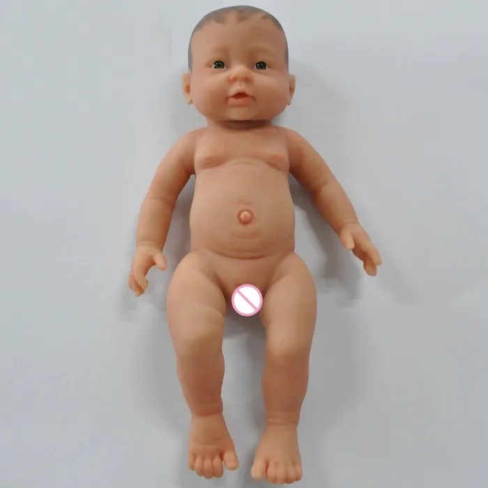 Realistic newborn - baby girl - soft silicone doll - 41cm - 2000gEducational
