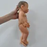 Realistic newborn - baby girl - soft silicone doll - 41cm - 2000gEducational