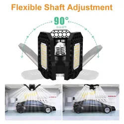 LED bulb - foldable lamp - high power - E27 - 110V - 220V - 40W - 60W - 80WE27