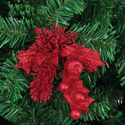 Glitter twig - a hanging Christmas tree ornamentChristmas
