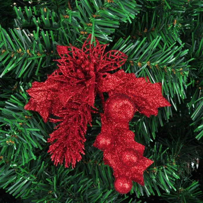Glitter twig - a hanging Christmas tree ornamentChristmas