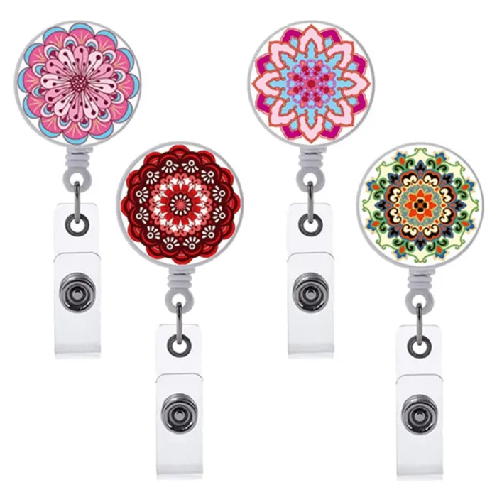 Retractable badge holder - for ID card - pass - name cardOffice