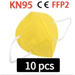 KN95 / FFP2 - protective mouth / face mask - five-layer - antibacterial - reusable - 10 - 100 piecesMouth masks