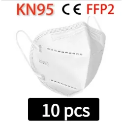 KN95 / FFP2 - protective mouth / face mask - five-layer - antibacterial - reusable - 10 - 100 piecesMouth masks