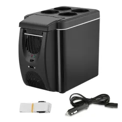 Car / camping mini refrigerator - freezer - with heating function - 6L - 12VInterior accessories