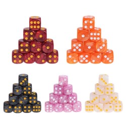 Board game dices - acrylic polyhedral - 10 piecesPuzzles & Games