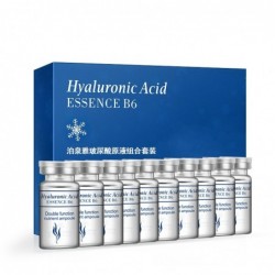 Essences B6 - hyaluronic acid - anti-wrinkle - moisturizing - face collagen ampules - 10 piecesSkin