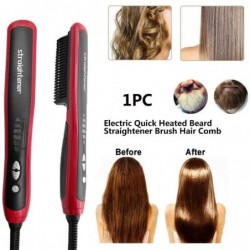 Multifunctional straightener / curler / comb - for hair / beard - ceramicHair straighteners