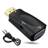 HDMI to VGA adapter - male to female splitter - 3.5 audio jack - cable converterSplitters