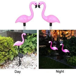 Solar garden lamp - waterproof - LED - neon - flamingo shapeSolar lighting