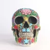 Skull statue - with floral carving - Halloween decorationHalloween & Party