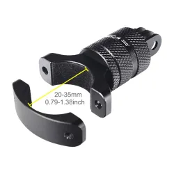 Bicycle / motorcycle handlebar aluminum clamp - holder - for GoPro Hero / XiaomiMounts