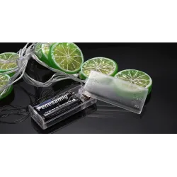 Fruits slices shaped string light - battery powered / USB - lemon / lime / orangeLights & lighting