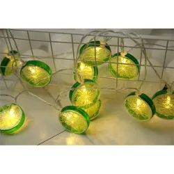 Fruits slices shaped string light - battery powered / USB - lemon / lime / orangeLights & lighting