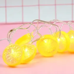 Fruits slices shaped string light - battery powered / USB - lemon / lime / orangeLights & lighting