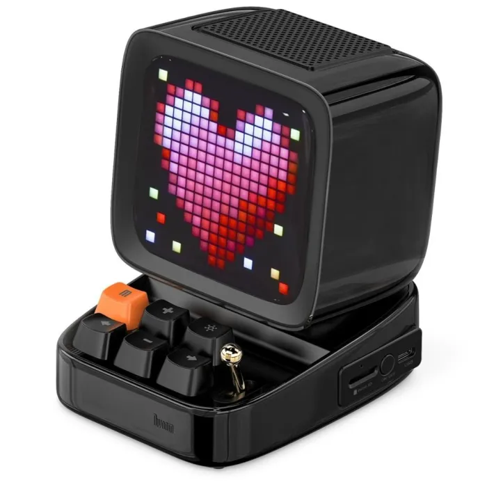 Retro Bluetooth speaker - pixel art - alarm clock - LED display - gaming board - DJ mixerBluetooth speakers