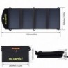 Solar panel - battery charger - foldable - waterproof - dual 5V/2.1A USB - 25WChargers