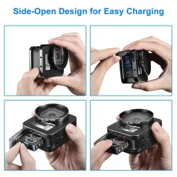 GoPro Hero 8 protective case - aluminum frame - with UV lens filterProtection