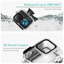 Waterproof housing case for GoPro Hero 9 - diving kit - VP660Protection