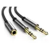 AUX cable Y - audio splitter - 3.5mm - female to 2 maleSplitters