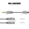Audio splitter - AUX cable - 1 male to 2 female - 3.5mm jackCables