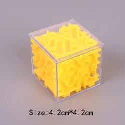 3D maze magic cube - transparent - six-sided puzzle cube - educational toyEducational