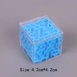 3D maze magic cube - transparent - six-sided puzzle cube - educational toyEducational