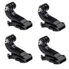 J-hook mount - buckle - quick release - for GoPro Hero Camera - 4 piecesMounts