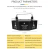 9-beams disco lamp - RGB - DMX - LED - light projector - laser - remote control - for disco / barsStage & events lighting