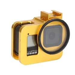 GoPro Hero 8 protective case - aluminum frame - with UV lens filterProtection