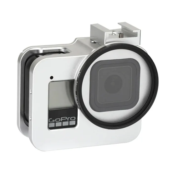 GoPro Hero 8 protective case - aluminum frame - with UV lens filterProtection