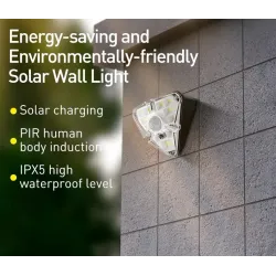 LED Solar light - outdoor wall lamp - PIR motion sensor - waterproofSolar lighting