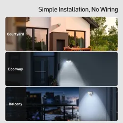 LED Solar light - outdoor wall lamp - PIR motion sensor - waterproofSolar lighting