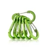 Carabiner clip - lock buckle hook - for fishing / hiking / camping - 6 piecesTools
