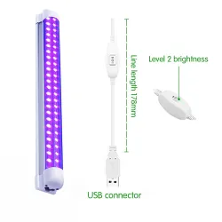 T8 tube - ultraviolet lamp - 60 LED - 10W - backlight / stages / partiesStage & events lighting