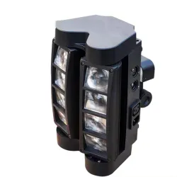 Spider beam stage light - portable - moving head - LED - RGBW - 8x 10WStage & events lighting