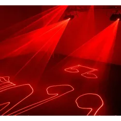 Disco / stage laser light - 2 lens projector - RGBStage & events lighting