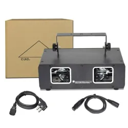 Disco / stage laser light - 2 lens projector - RGBStage & events lighting