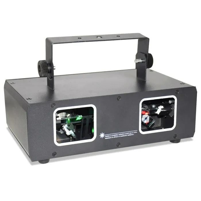 Disco / stage laser light - 2 lens projector - RGBStage & events lighting