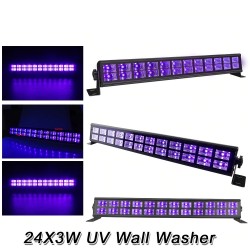Double row UV stage light - LED bar - DMX - UV - 3W - for club / disco