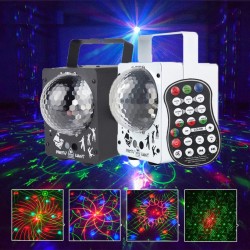Portable disco ball - stage light - laser projector - RGB - LED - with 60 patterns
