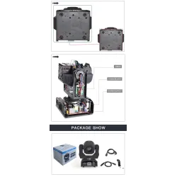 Mini stage light - spotlight - LED - 60W - for clubs / discoStage & events lighting