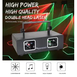 Disco / stage laser light - 2 lens projector - RGBStage & events lighting